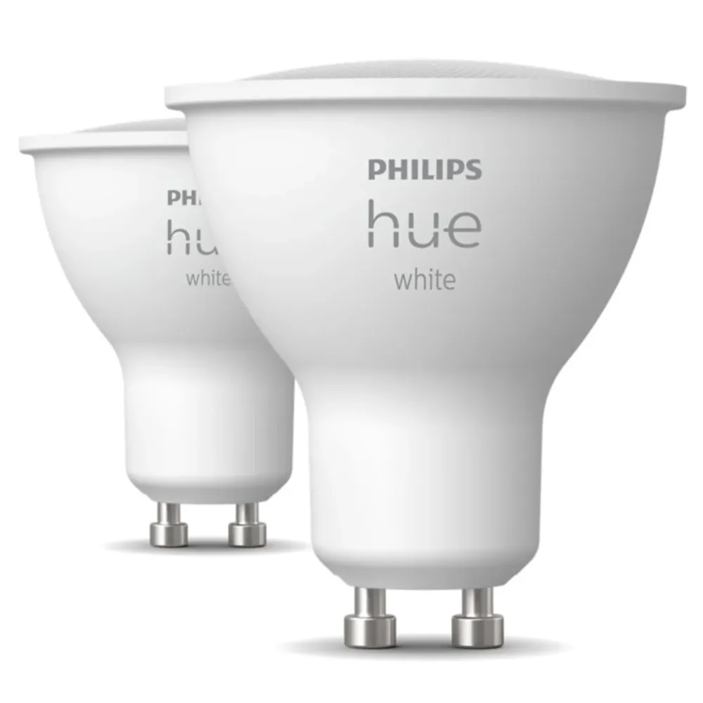 Philips Hue Smart Belysning|Philips Hue|White Smart LED-pære GU10 400 lm 2-pack