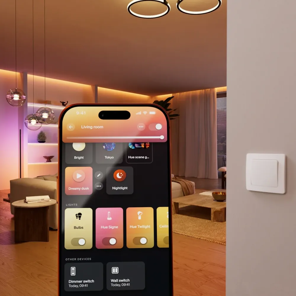 Philips Hue Philips Hue|Philips Hue|Wired Wall Switch Module 1-pakning