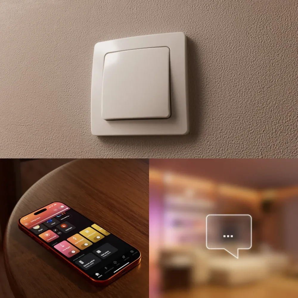 Philips Hue Philips Hue|Philips Hue|Wired Wall Switch Module 1-pakning