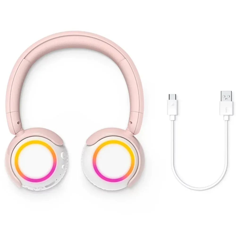 Philips Barn Og Baby|Hodetelefoner Og Hodesett|K4206 trådløse barnehodetelefoner med LED-paneler