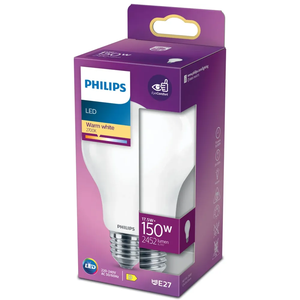 Philips Lyskilder|LED-globepære E27 2452 lm