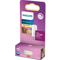 Philips Lyskilder|LED-lampe Dimbar G4 210lm