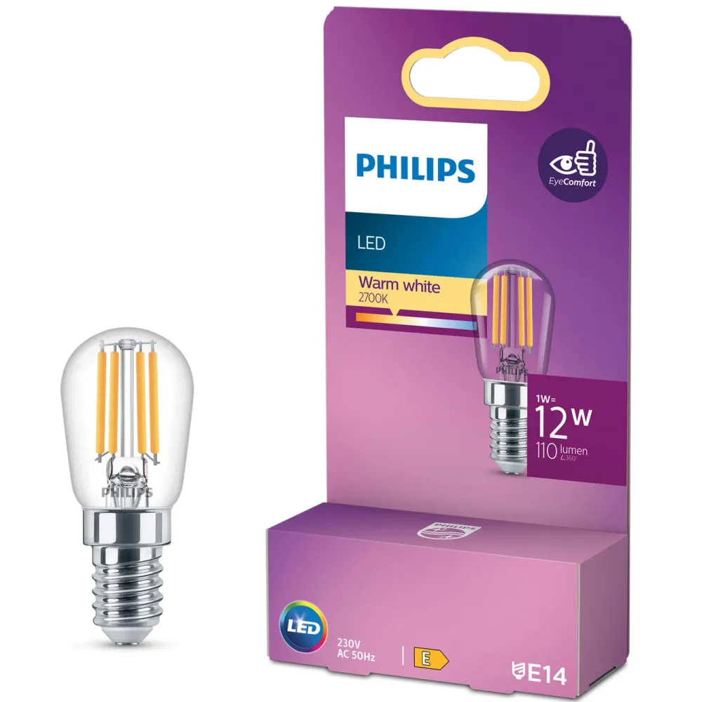Philips Lyskilder|LED-pære E14 110 lm