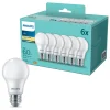 Philips Lyslenker|Taklamper|LED-pære E27 806 lm 6-pk.