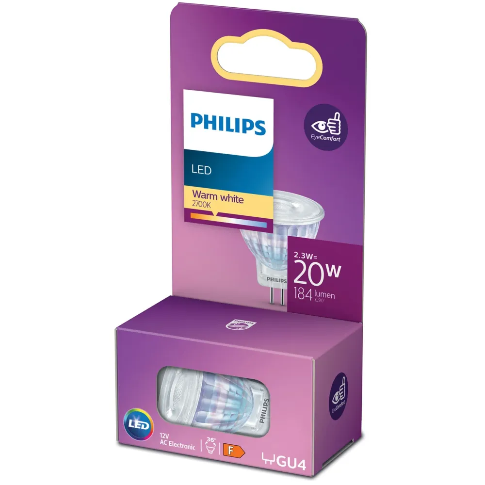 Philips Lyskilder|LED-pære GU4 184 lm