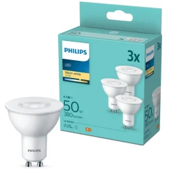 Philips Lyskilder|LED-pære GU10 380 lm 3-pk.
