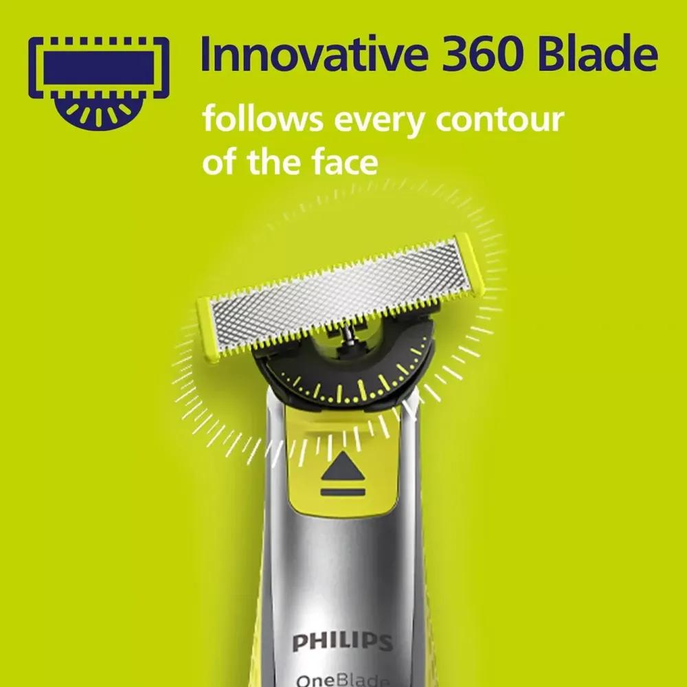 Philips Kropp Og Helse|OneBlade 360 erstatningsblad QP420/50 2-pack