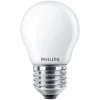 Philips Lyskilder|Kuleformet frostet LED-pære E27 250 lm 2-pk.