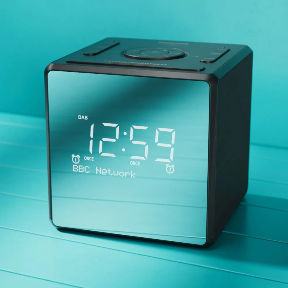 Philips Musikkspiller Og Radio|Klokker Og Tellere|R4600 DAB+-klokkeradio med USB-C-lading
