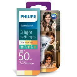 Philips Lyskilder|Sceneswitch LED-pære GU10 350 lm