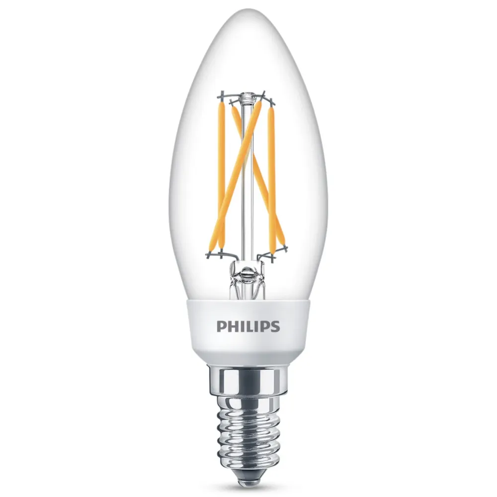 Philips Lyskilder|Sceneswitch LED-pære Mignon E14 470 lm