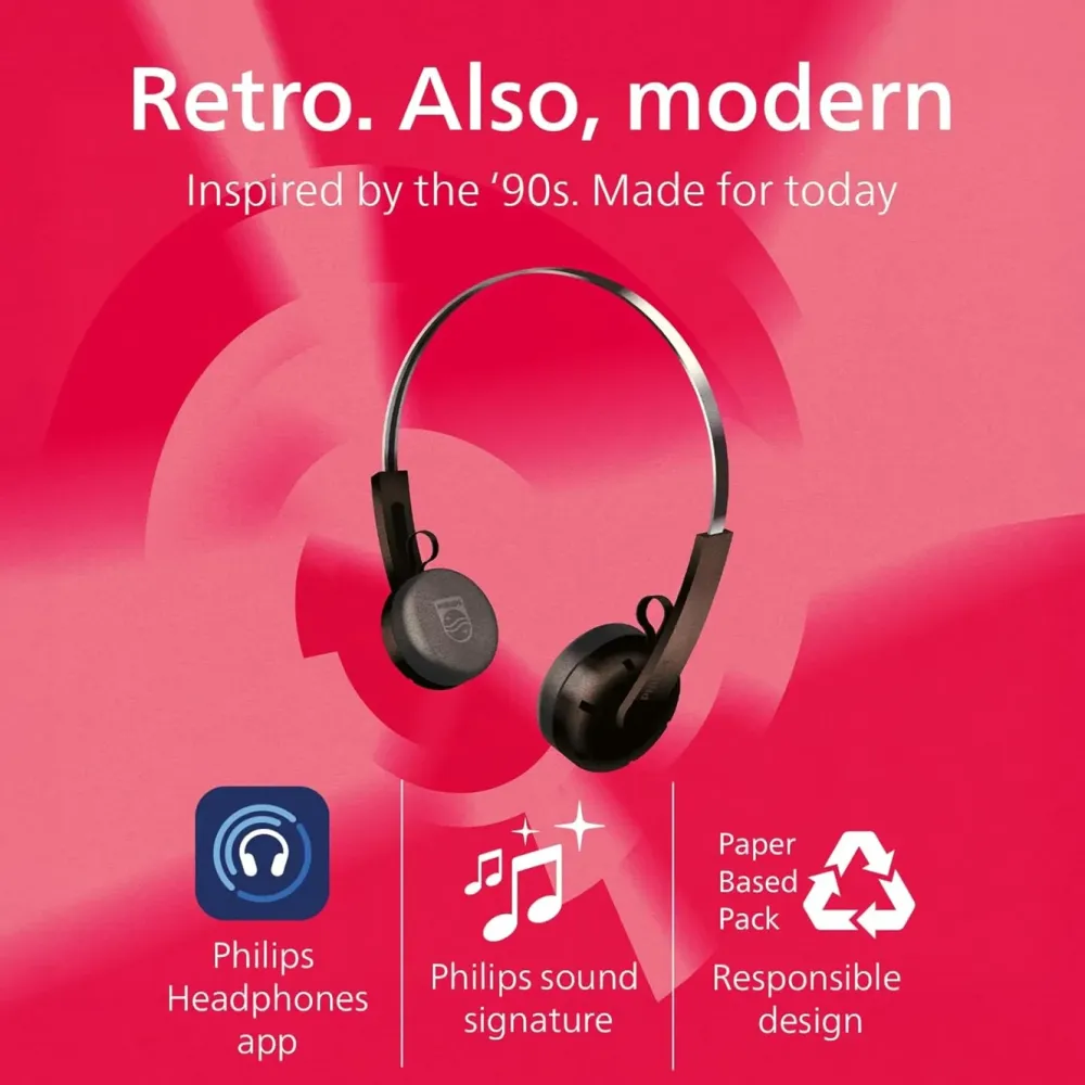 Philips Hodetelefoner Og Hodesett|TAH2000 The Ringo trådløse on-ear-hodetelefoner