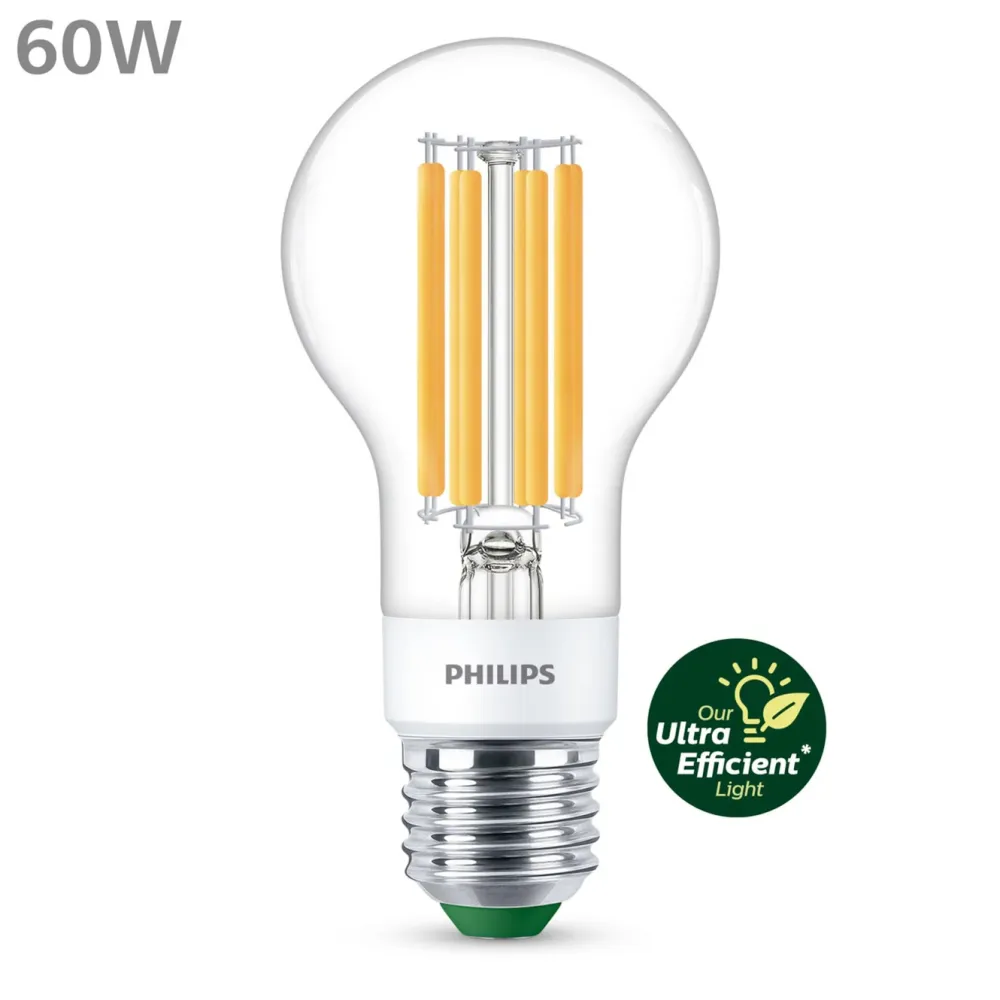 Philips Lyskilder|Ultra Efficient E27 Dimbar LED-pære 840 lm