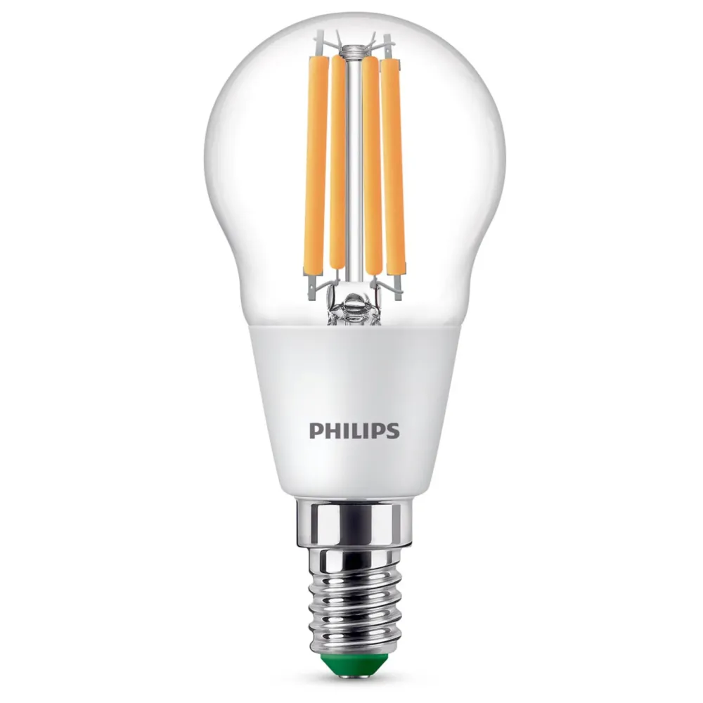 Philips Lyskilder|Ultra Efficient E14 Kuleformet LED-pære 485 lm
