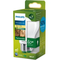 Philips Lyskilder|Ultra Efficient E27 LED-pære 840 lm