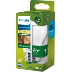 Philips Lyskilder|Ultra Efficient E27 LED-pære 840 lm