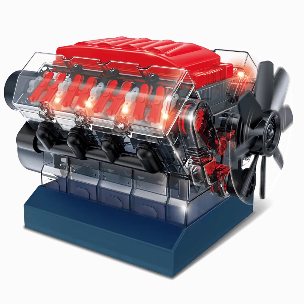 Playknowlogy Barn Og Baby|V8-motor - byggesett