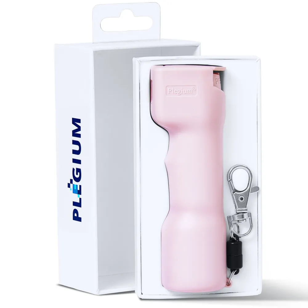 Plegium Reiseeffekter|Overfallsalarm|Smart forsvarsspray med Bluetooth