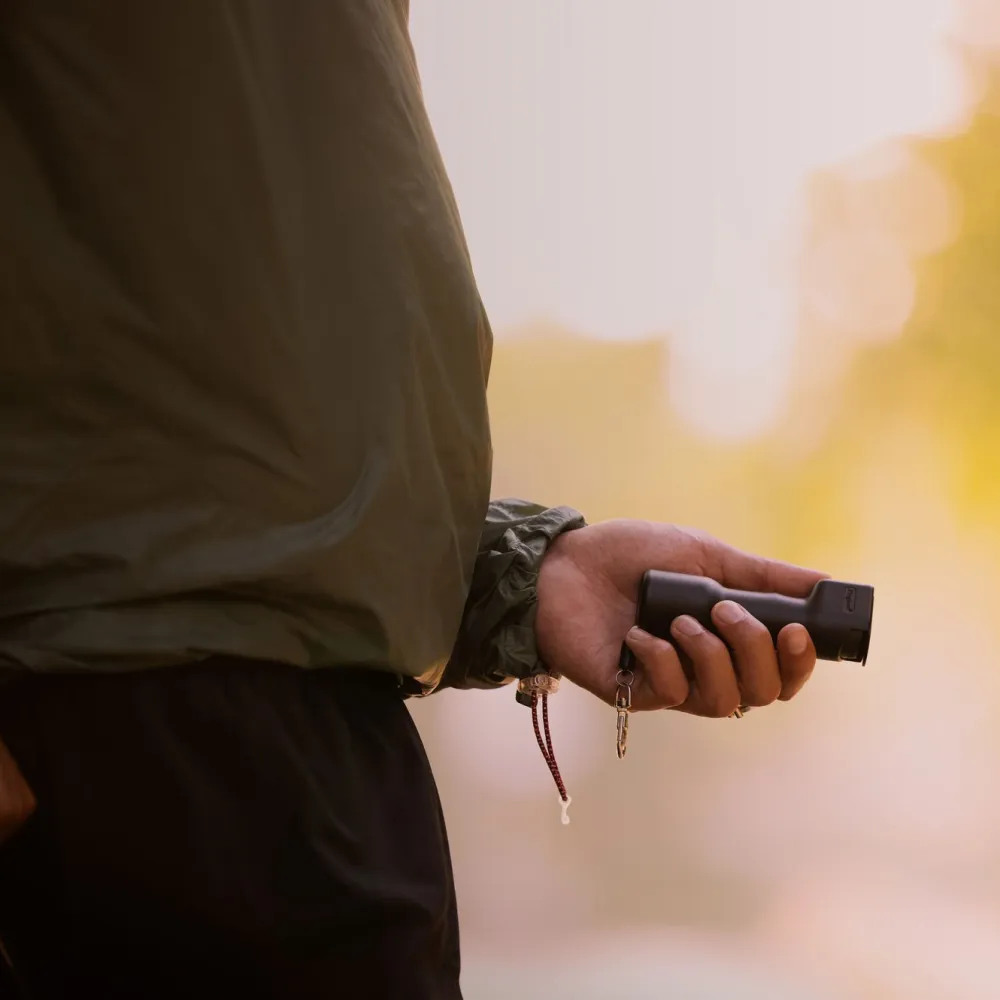 Plegium Reiseeffekter|Overfallsalarm|Smart forsvarsspray med Bluetooth