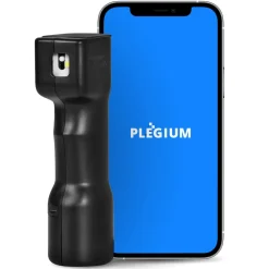 Plegium Reiseeffekter|Overfallsalarm|Smart forsvarsspray med Bluetooth