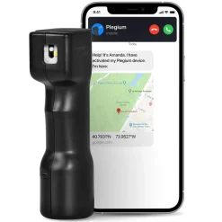 Plegium Reiseeffekter|Overfallsalarm|Smart forsvarsspray med Bluetooth