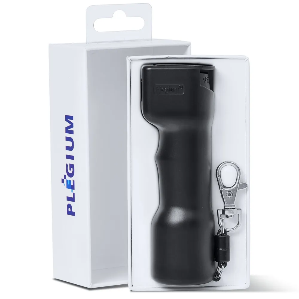 Plegium Reiseeffekter|Overfallsalarm|Smart forsvarsspray med Bluetooth