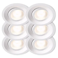 Plejd Smart Belysning|Smart Belysning|Downlight Tilt DWN-01 6-pack