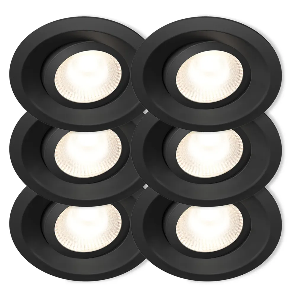 Plejd Smart Belysning|Smart Belysning|Downlight Tilt DWN-01 6-pack