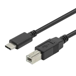 Plexgear Kabler Og Adaptere|Usb-C Kabler|Adapterkabel USB-C til USB-B CB230 1 m