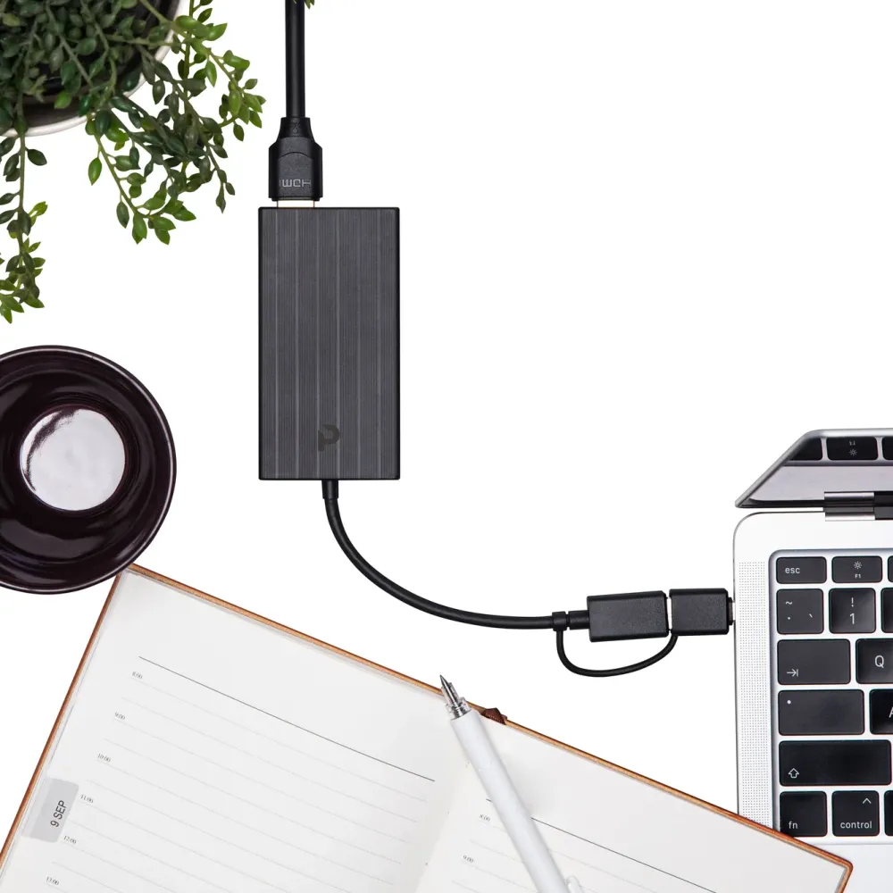 Plexgear Kabler Og Adaptere|Hdmi|Adapter USB til to HDMI