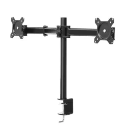 Plexgear Skjermfeste|Bordsfeste med 2 armer for skjermer opptil 27"