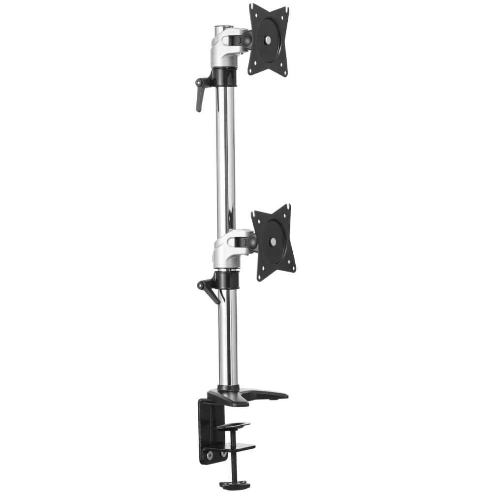 Plexgear Datamus|Tilbehør Til Bærbar Pc|Bordsfeste med 2 armer for skjermer på 15-27"