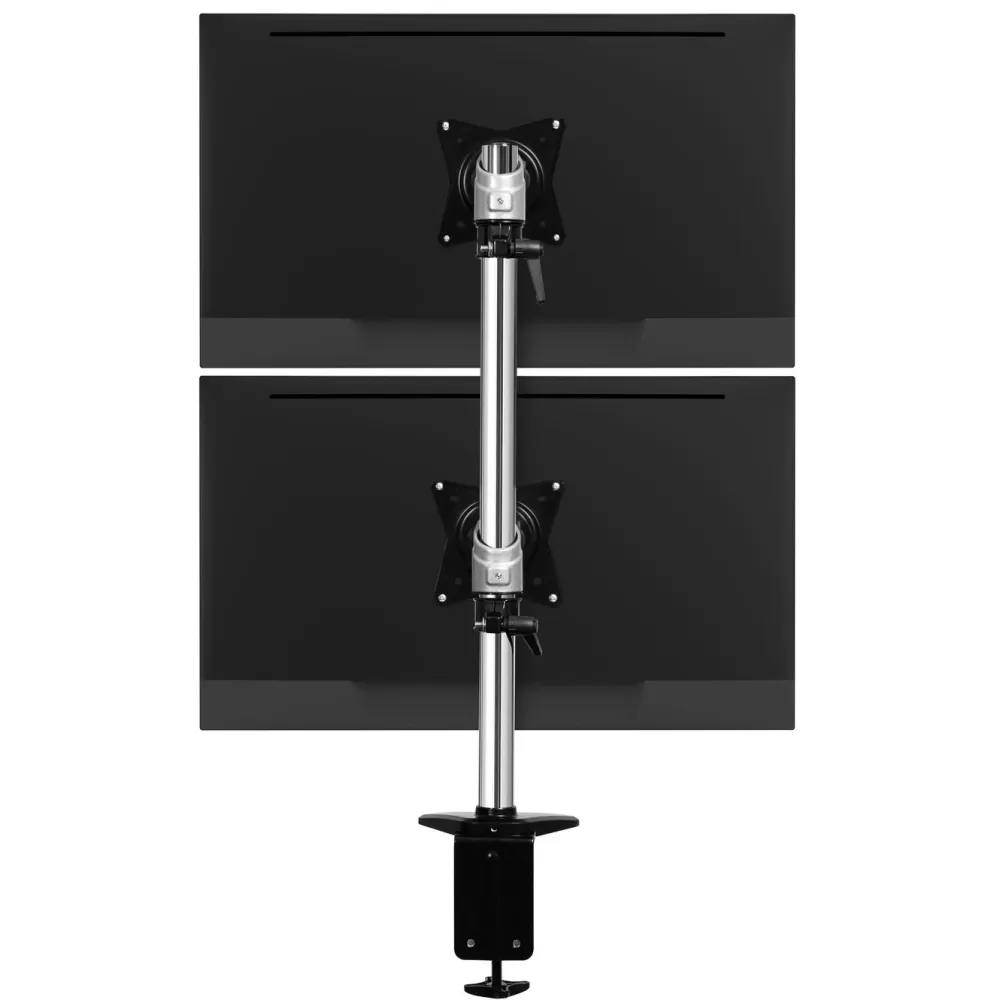 Plexgear Datamus|Tilbehør Til Bærbar Pc|Bordsfeste med 2 armer for skjermer på 15-27"