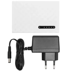 Plexgear Kablet Nettverk|Gigabitswitch CA103 med 5 porter (Gen. 2)