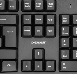 Plexgear Tastatur|Gaming Tastatur|Kablet tastatur MK101 Svart