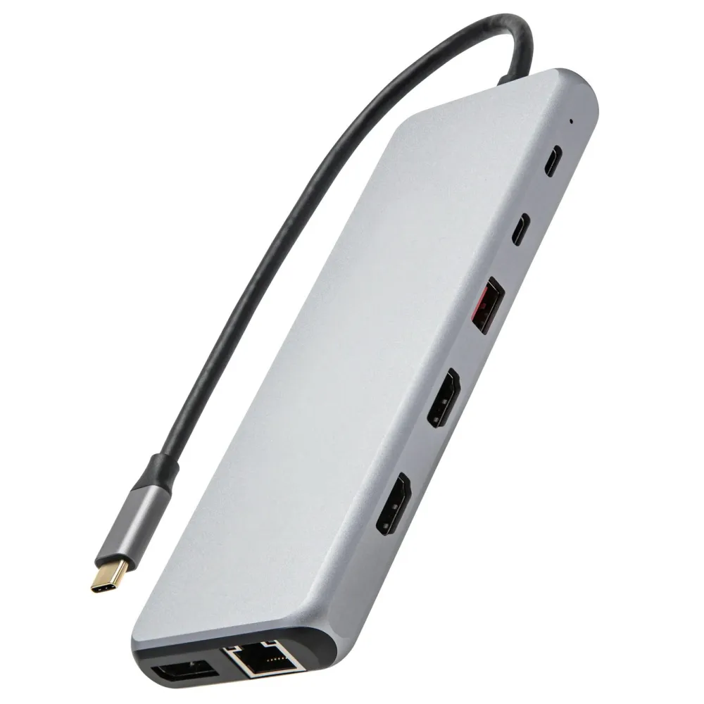 Plexgear Kabler Og Adaptere|Usb|Multiadapter for USB-C med 13 tilkoblinger