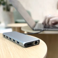 Plexgear Kabler Og Adaptere|Usb|Multiadapter for USB-C med 13 tilkoblinger