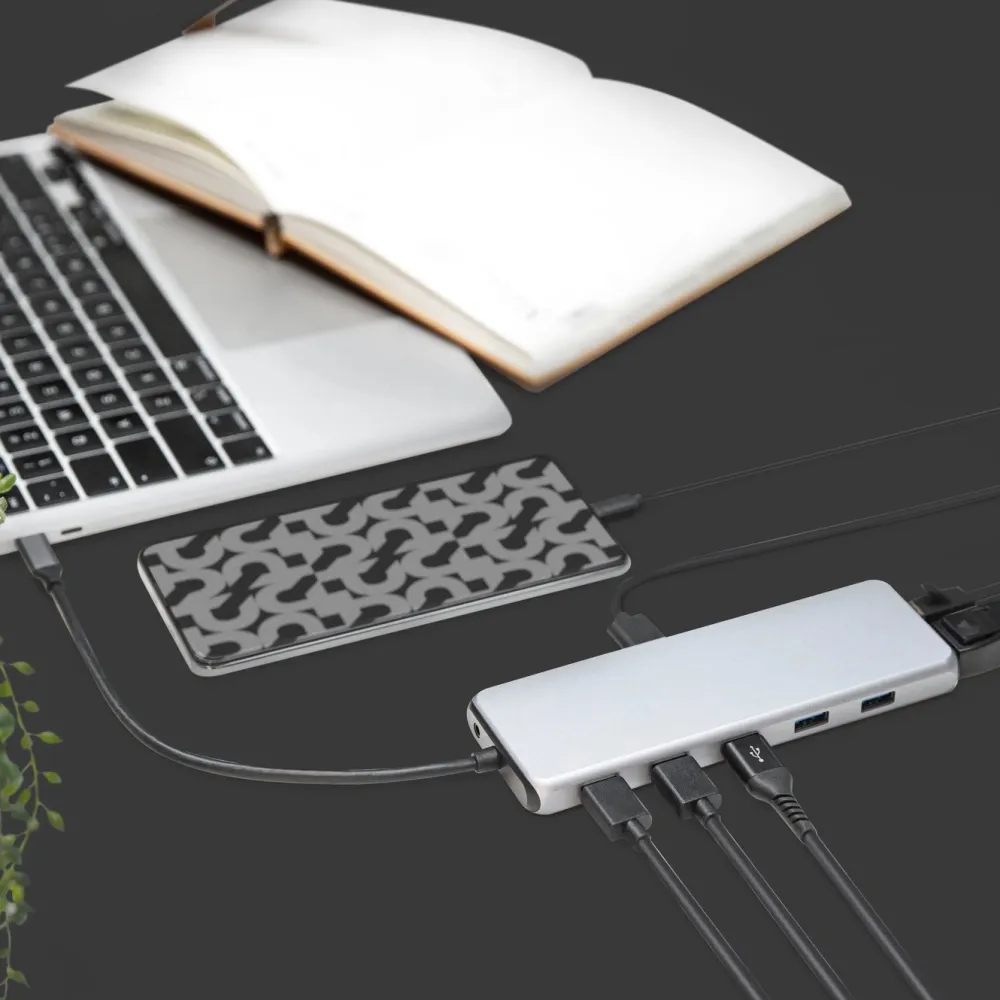 Plexgear Kabler Og Adaptere|Usb|Multiadapter for USB-C med 13 tilkoblinger