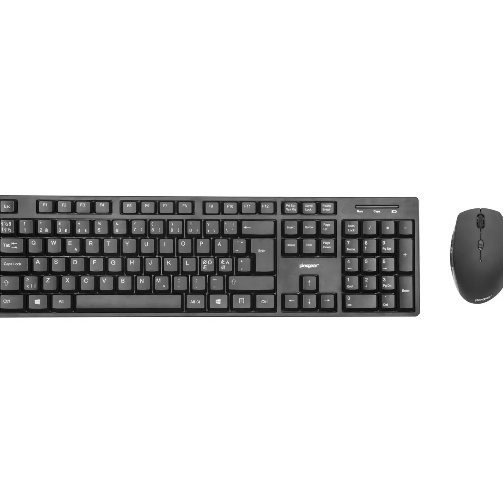 Plexgear Tastatur|Gaming Tastatur|Trådløst kontorsett MK108