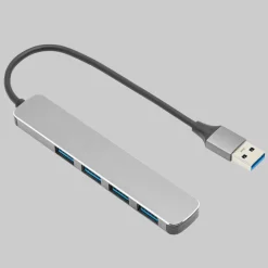Plexgear Kabler Og Adaptere|Usb|USB-A-hub CB222 med USB-A-tilkobling 4-veis