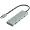 Plexgear Hjemmekontor|Mac-Tilbehør|USB-C-hub med 4 porter