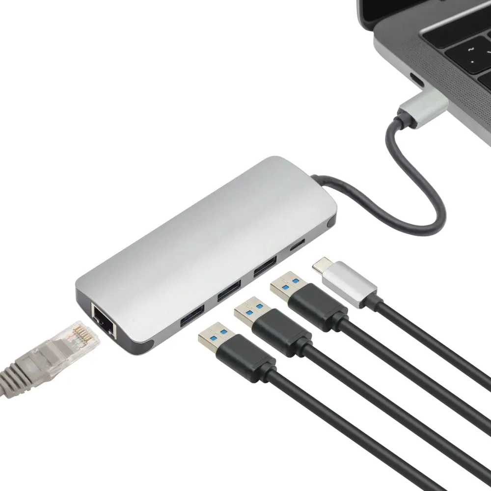 Plexgear Kabler Og Adaptere|Usb|USB-C-multiadapter