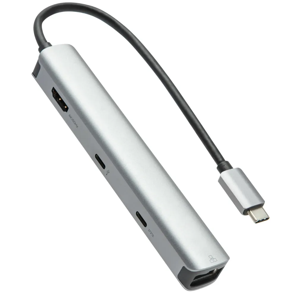 Plexgear Kabler Og Adaptere|Usb|USB-C-multiadapter CB1024 - 6 porter