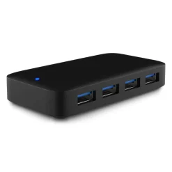Plexgear Lagring|Tegnebrett|USB 5 Gb/s-hub med strømforsyning, 4-veis