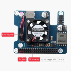 Kjell Raspberry Pi|PoE+ Hat for Raspberry Pi 5