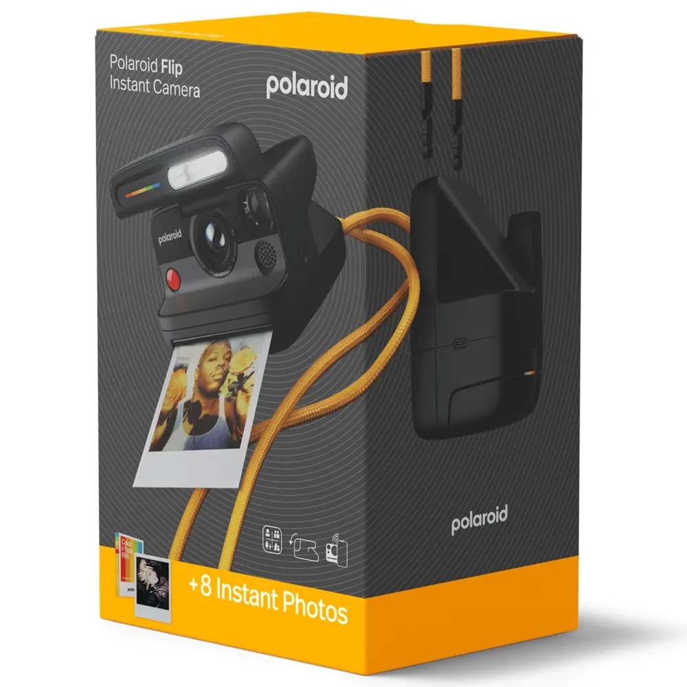 Polaroid Foto Og Video|Flip Black Bundle 8 bilder