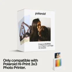Polaroid Skrivere Og Tilbehør|Hi-Print 3×3 Photo Printer – bærbar fotoskriver + 60 ark