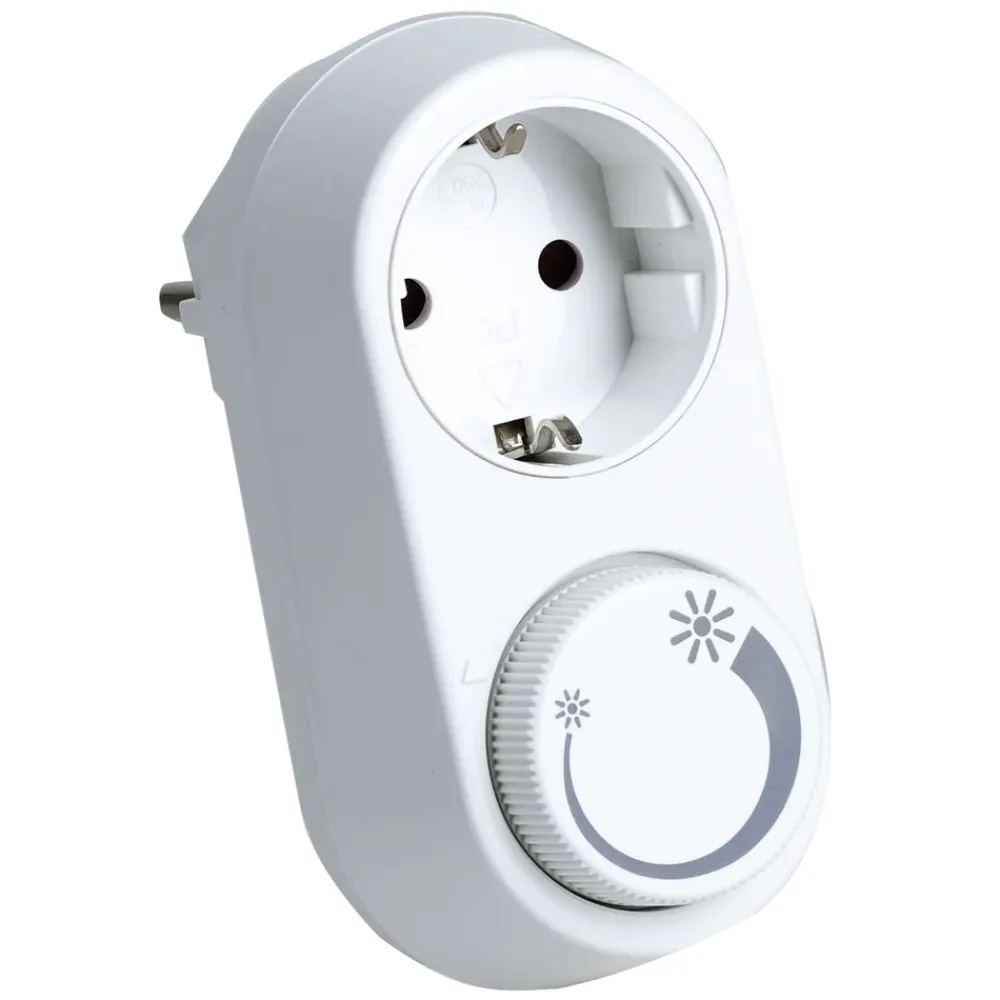 Kjell Sterkstrøm|Portabel dimmer for LED-, gløde- og halogenlys 3-200 W