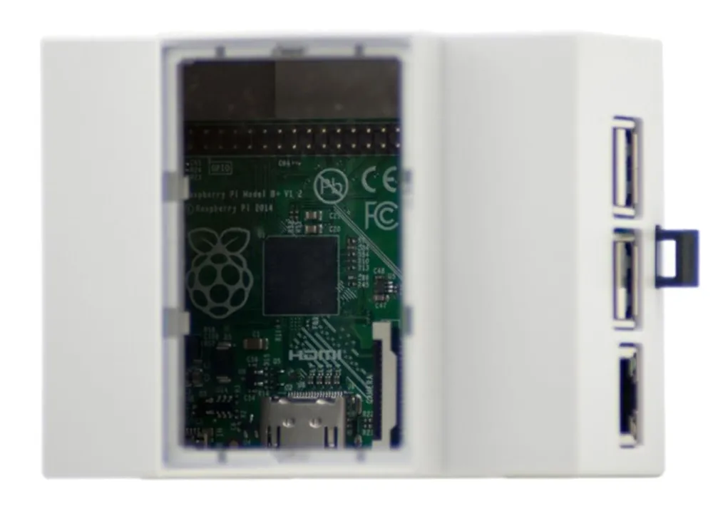 Kjell Raspberry Pi|Raspberry Pi Chassi för DIN-skinne