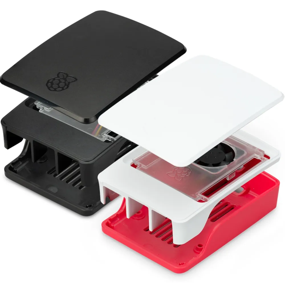 Raspberry Pi Raspberry Pi|SC1159 Kabinett med vifte for 5 Model B